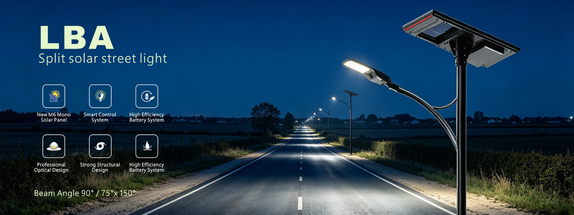 qualidade Integrated Solar Street Lights fábrica