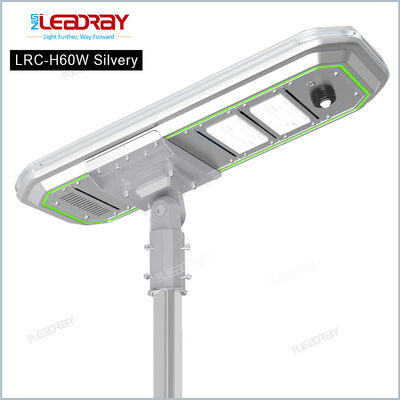 60W All In One Integrated Solar Street Lights LiFePO4 Battery