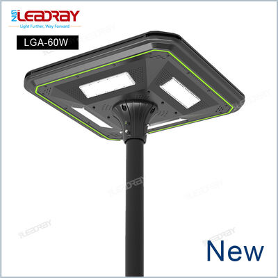 60W Integrated Solar Street Light Intelligent Light Sensing 18000LM 5050 LED 160W Panel