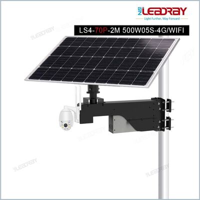 buy 70W Solar 4G WiFi PTZ Camera 5MP Outdoor Solar Powered Security Camera LiFePO4 Battery 3-5 Rainy Days Backup online manufacture
